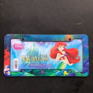 Little Mermaid license plate frame